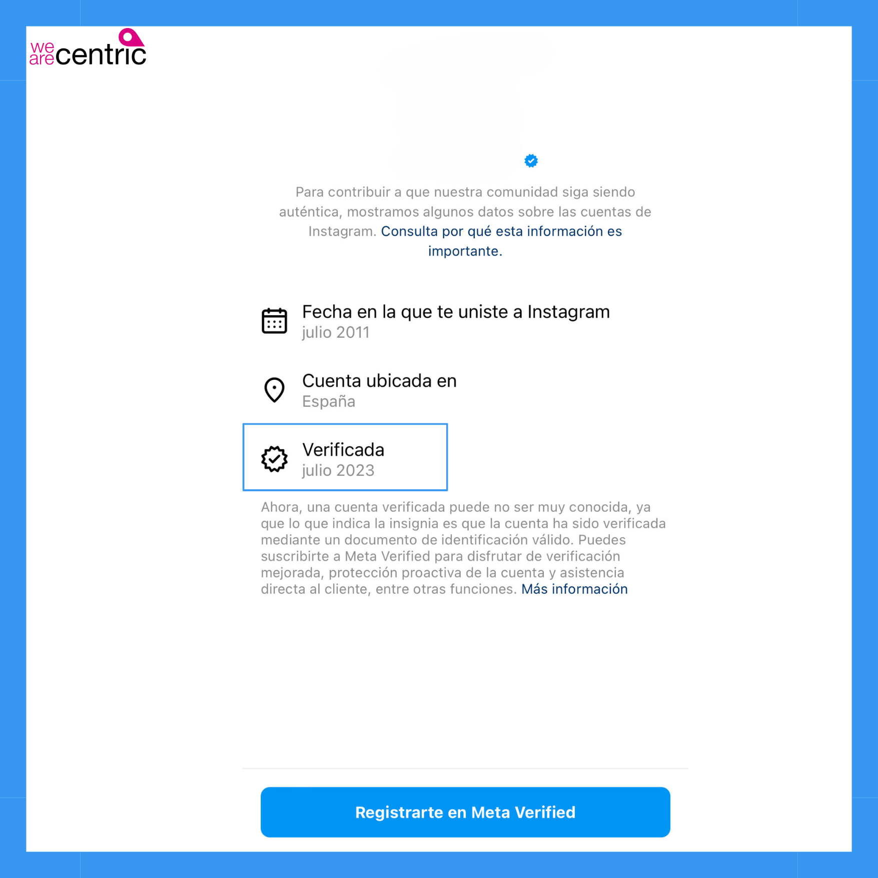 comprobar si tiene meta verified